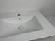 Приглаживайте не пористое легкое к цвету чистой раковины Bathroom верхней части тщеты белому