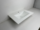 Элегантный проектированный край керамической раковины Bathroom верхней части тщеты плоский