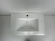 Элегантный проектированный край керамической раковины Bathroom верхней части тщеты плоский