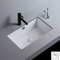 Классическая прямоугольная раковина Bathroom Ada с отбиранной кромку и чистой геометрией