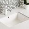 Отсутствие таза мытья раковины Bathroom Ada Undermount точек керамического декоративного