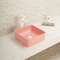 Ультратонкий встречный верхний таз мытья фарфора формы раковины Bathroom квадратный