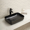 Таз 610X400X145mm Countertop раковины Bathroom сосуда черноты поливы прямоугольный