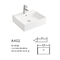 Кислота таза мытья руки раковины 50cm Bathroom интегрированного квадрата встречная верхняя анти-